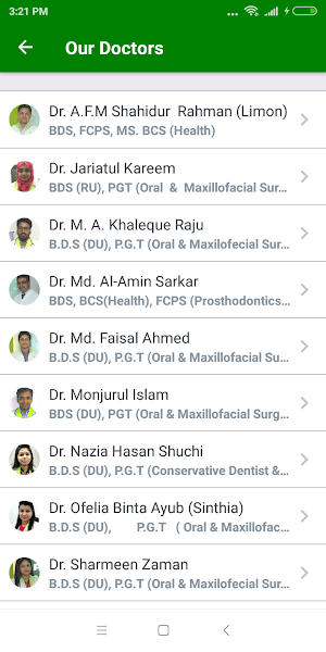 Farazy Dental Hospital Screenshot 1