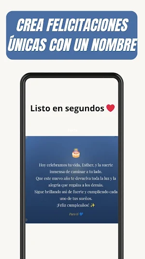 Feliz Cumpleaños con Nombre Screenshot 1