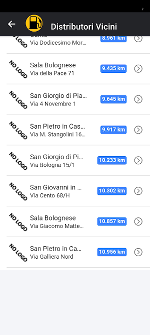 Cerca Distributori Diesel Screenshot 3