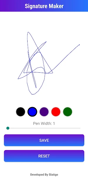 Signature Maker Screenshot 2