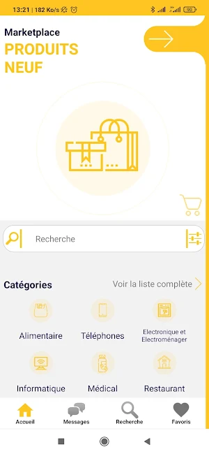 eGenie Vendeur Screenshot 1