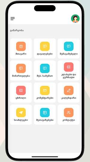 E-school Georgia Screenshot 1