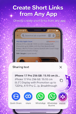 Helink: URL Shortner Screenshot 3