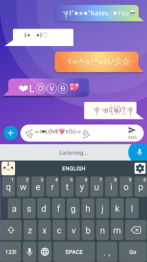 Cool Symbols - Emoticons - My Photo Keyboard Screenshot 3