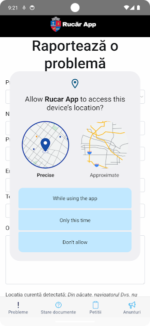 Comuna Rucar App Screenshot 1