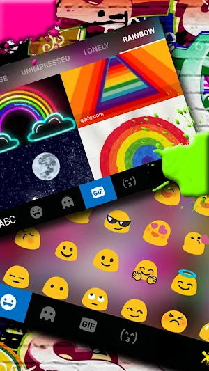 Swaggy Graffiti Keyboard Theme Screenshot 3