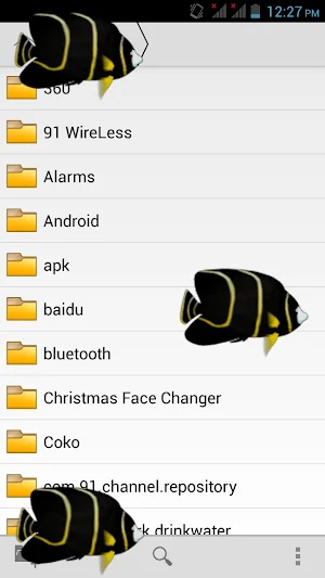 Fishes on Live Screen Screenshot 0