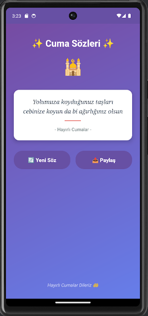Cuma Sözleri - Hayırlı Cumalar Screenshot 2