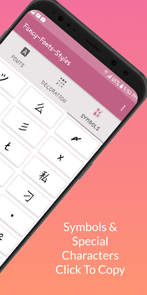 Stylish Text Symbol-Games Nickname Genrator Screenshot 3