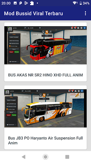 Mod Bussid Viral Teranyar Screenshot 1