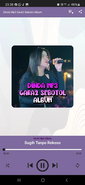 Dinda Mp3 Gara2 Sebotol Album Screenshot 3