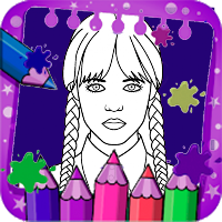 Jenna Ortega Coloring Game