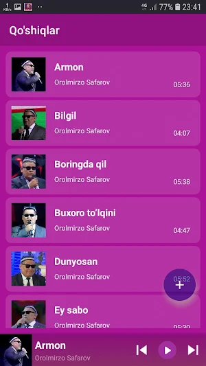 Orolmirzo Safarov qo'shiqlari Screenshot 0