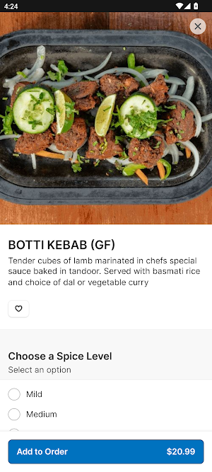 Darbar India Grill & Bar App Screenshot 3