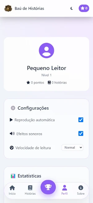Baú de Histórias Screenshot 2