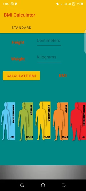 BMI Calculator Screenshot 2