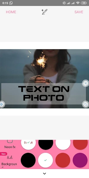 Text on photo, photo editor, t Screenshot 1