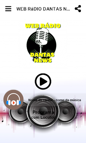 Web Rádio Dantas News Screenshot 1