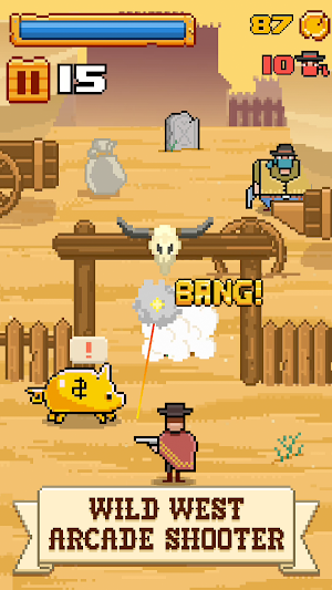 Timber West - Wild West Arcade Shooter Screenshot 0