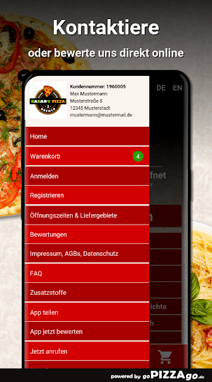 Babaas 2 Pizza Bremen Screenshot 2