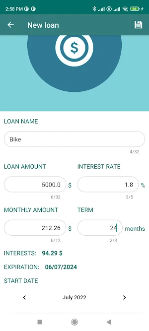 Loan calculator & more Screenshot 3