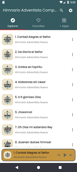 Himnario Adventista con audio Screenshot 1