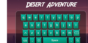 Neon Led keyboard Theme - Desert Adventure Topic Screenshot 3