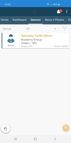 PL Tennis Coaching Screenshot 2