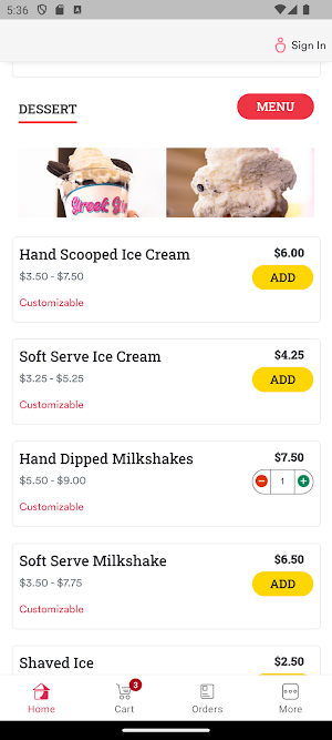 Greek Girls Ice Cream Screenshot 2