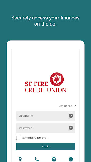 SF Fire CU Mobile Banking Screenshot 1