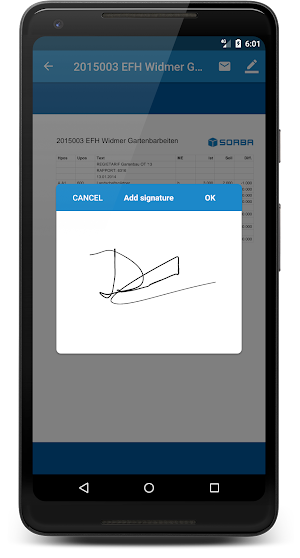SORBA Devis Screenshot 1