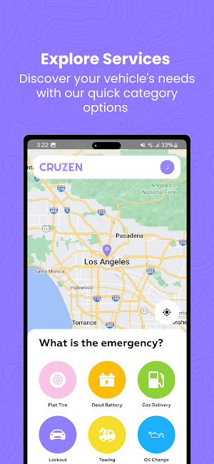 Cruzen - Roadside Service Screenshot 2
