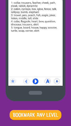 Answers for Word Brain Game Screenshot 3