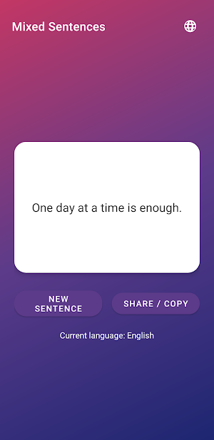 Mixed Sentences Screenshot 1