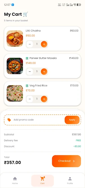 RotiJet - Food Delivery Screenshot 2