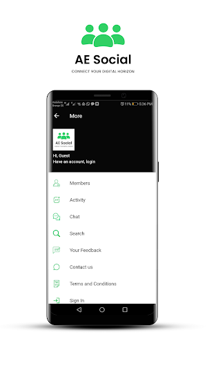 AE Social Screenshot 1