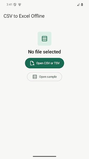 CSV to Excel Offline Screenshot 0