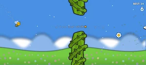 Save the bee vs Flying Saucers Screenshot 2