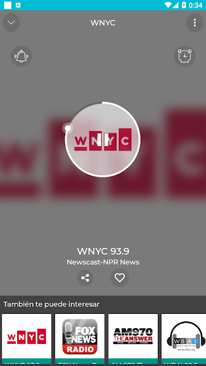 WNYC 93.9 FM Radio APP Screenshot 0