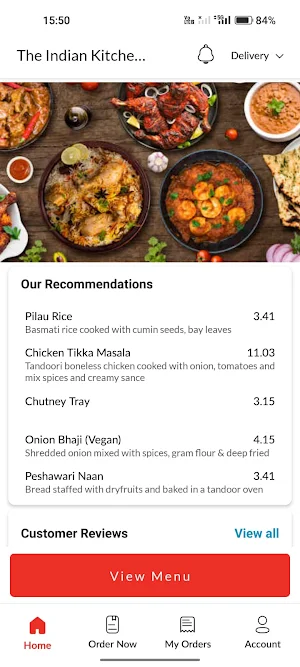 The Indian Kitchen Liverpool Screenshot 1