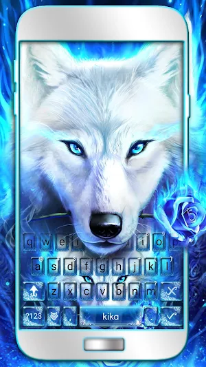 Surreal Wolf Keyboard Theme Screenshot 0