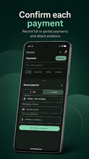EthicPay: Debt Manager Screenshot 2