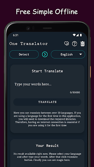 One Translator Screenshot 0