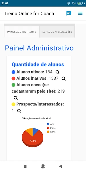 Treino Online for Coach Screenshot 1