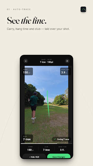 Swing Trace – Golf Shot Tracer Screenshot 0