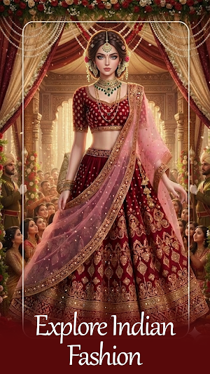 Indian Wedding Dress Up Bride Screenshot 2