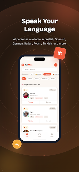 TalkMate: AI Chat & Voice Screenshot 2