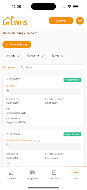Meine WHS Screenshot 1