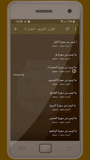 المصحف الشريف للقارئ سيد سعيد صوت عالي الجودة Screenshot 1