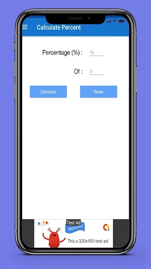 Percent Calculator App 2020 Screenshot 1